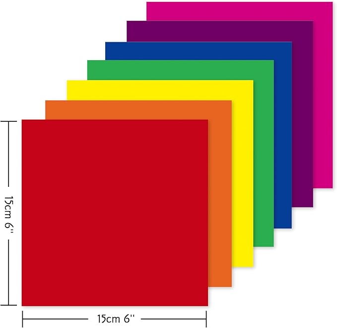 Origami 6x6 Paper Kit 150 Sheets 150 Vivid Colors Double Sided Same Printed - Image 2