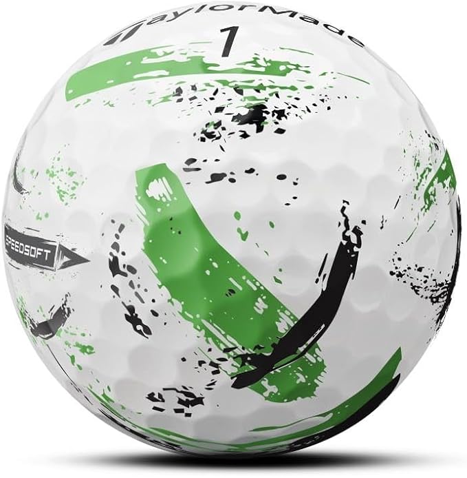 TaylorMade SpeedSoft Golf Balls, Maximum Distance with Ultra-Soft Feel, Perfect for Off The Tee and Around The Green