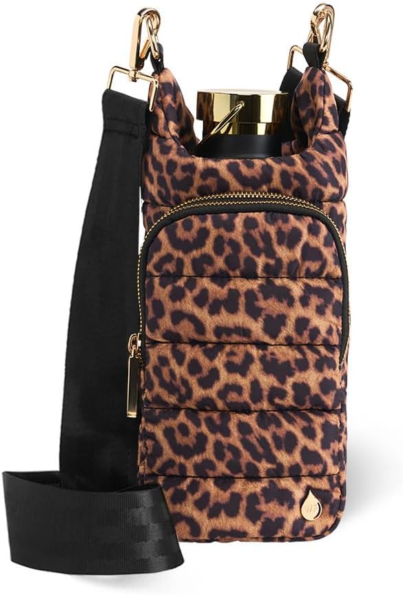 WanderFull® Original HydroBag® Collection, Water Bottle Holder, Gift for Women, Mom, Girlfriend, w/Strap & Phone Pocket, Hands-Free Crossbody Water Bottle Bag