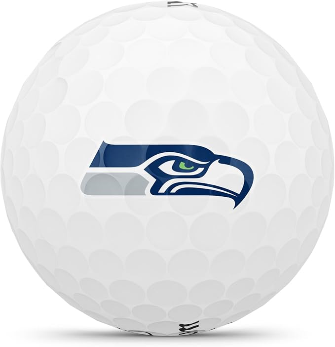 WILSON 2025 Duo Soft NFL Golf Ball - 12 Balls, White, Atlanta Falcons