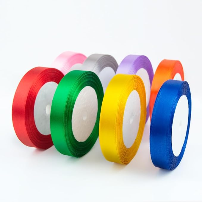 KMER LIFE Green Ribbon 5/8 Inches x 25 Yards Satin Ribbons Perfect - Image 6