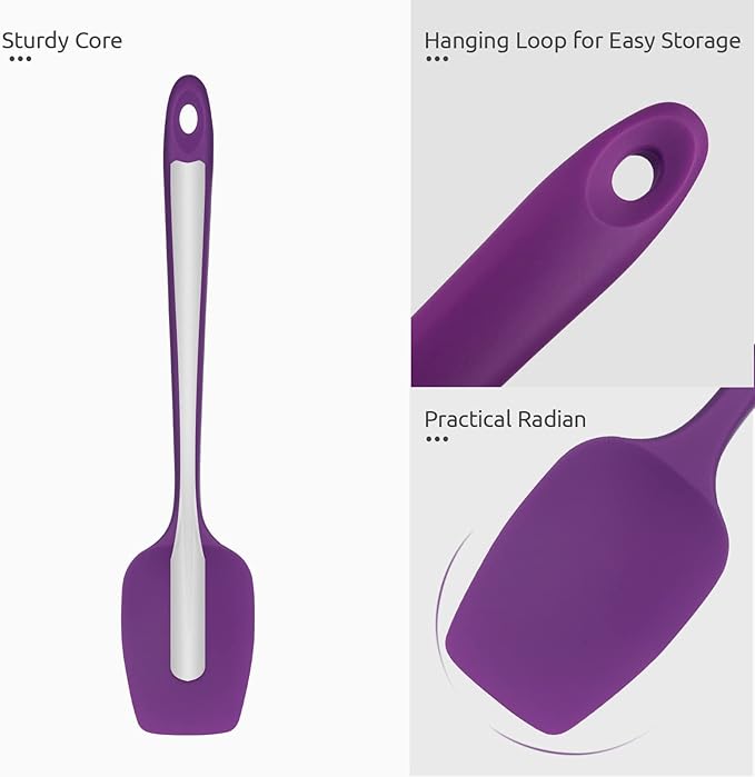 Heat Resistant Silicone Spatula Set: U-Taste 600ºF High Temp Seamless Food - Image 6