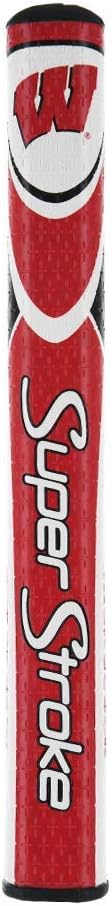 SuperStroke NCAA Golf Putter Grip, Ohio State University (Mid Slim 2.0) | Cross-Traction Surface Texture and Oversized Profile | Even Grip Pressure for a More Consistent Stroke | Non-Slip Grip