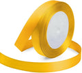 Yellow Ribbon 5/8 Inches x 25 Yards, Bows Making, Floral Bouquets, DIY by KMERLIFE