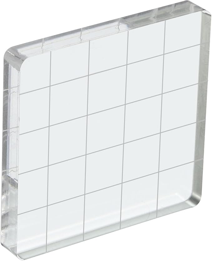 PATIKIL 2" x 2" Acrylic Stamp Block by PATIKIL