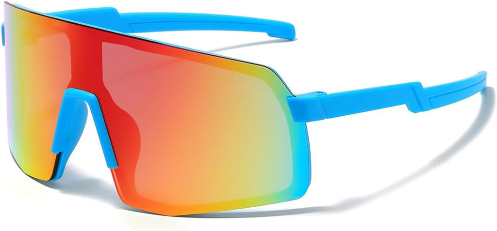 JOVAKIT Kids Baseball Sunglasses for Boys Girls Age 3-13, Youth Baseball Sun Glasses UV400 Sports Cycling Shades
