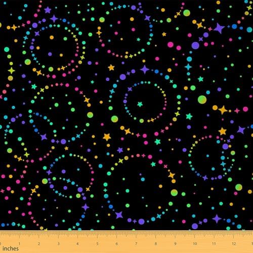 jejeloiu Outer Space Upholstery Fabric Soft 2 Yards