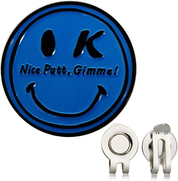 Funny & Unique Golf Ball Markers with Hat Clip – Creative Icon Designs for Golfers – Golf Accessories & Gifts