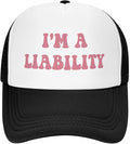 Funny Trucker Hat for Women Hot Pink Funny Gag Trucker Hats for Men Girls Trip
