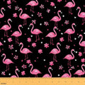 Erosebridal Flamingo Fabric By the Yard, 1 Yard