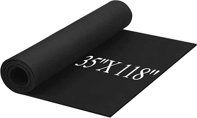 Frienda 35 x 118 Inch EVA Foam Sheet Black EVA Halloween Cosplay Costumes 2 mm by Frienda