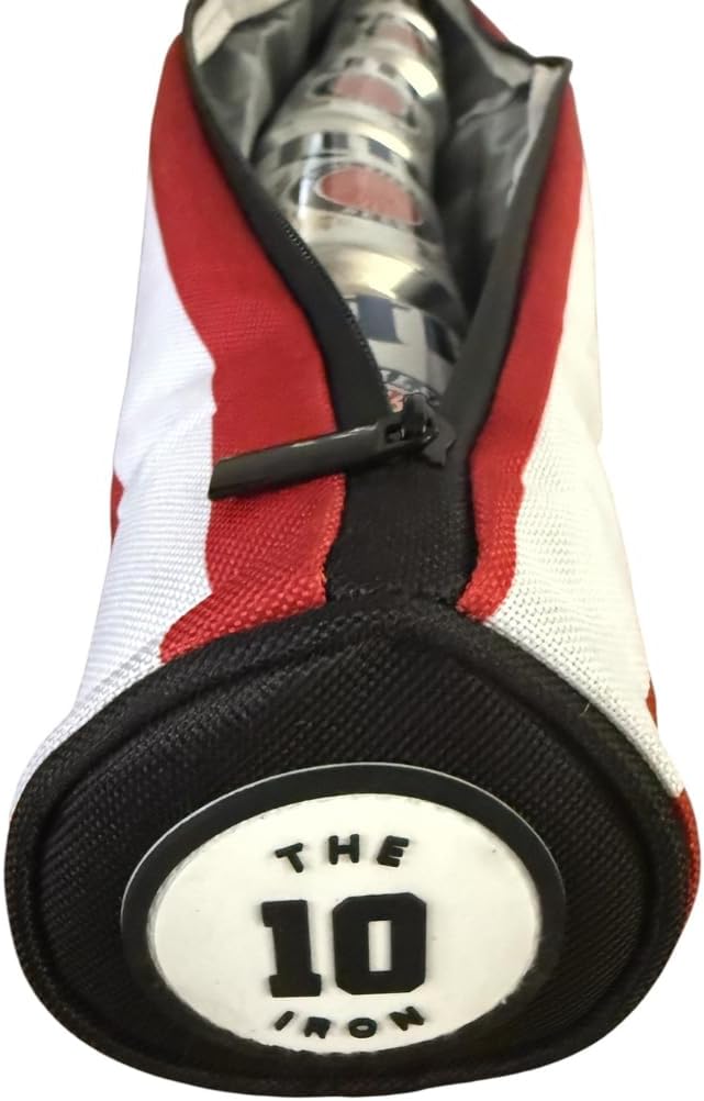 Beer Sleeve for Golf Bag - The Ten Iron, 7-Can Insulated Golf Cooler Cooler Sleeve, Discretely Keep Canned Drinks Cold on The Golf Course, Golf Gifts For Men, Gifts For Golfers