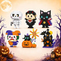 Halloween Advent Calendar 6 Days, Mini Building Blocks Set with Figures