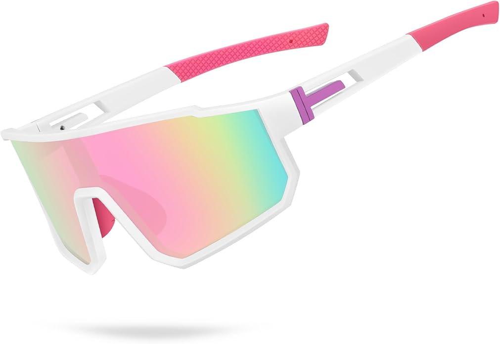 MVPTGRS Youth Baseball Sunglasses for Boys Girls Age 8-14 TR90 Frame Kids Sport Sunglasses for Softball Cycling Baseball Golf