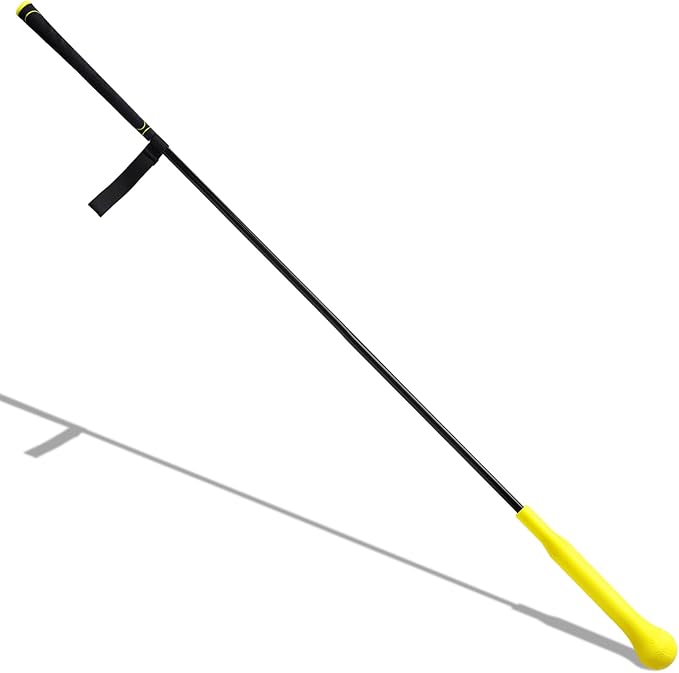 Baseball Hitting Stick,Batting Practice Equipment for Baseball and Softball,Extended Handlebar with Grip Strap,Ideal One-on-One Baseball Training Equipment