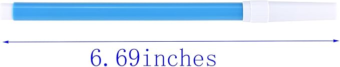 10 PCS Blue Washable Fabric Markers - Image 2