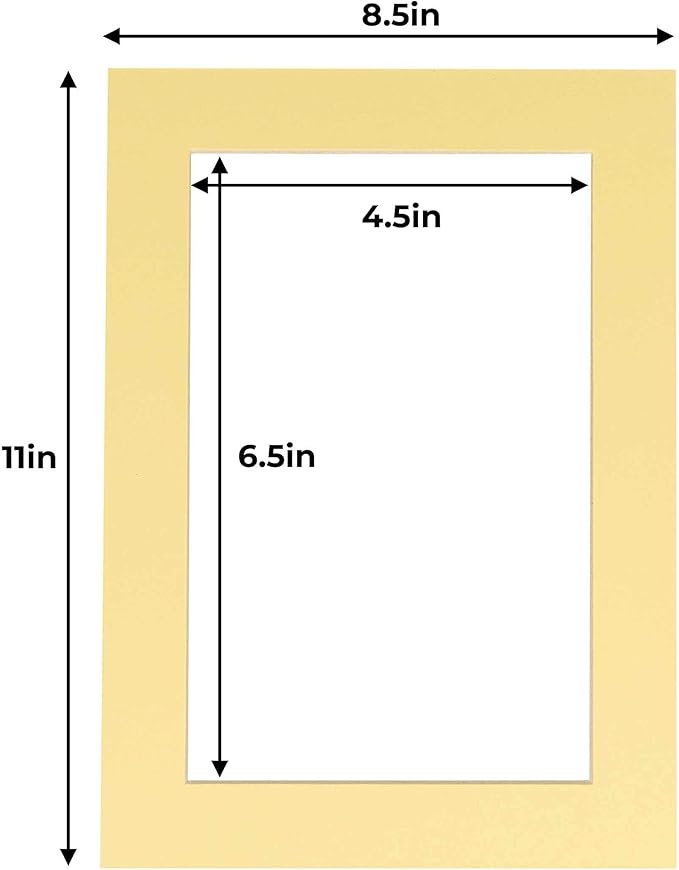 5x7 Mat for 8.5x11 Frame - Image 3