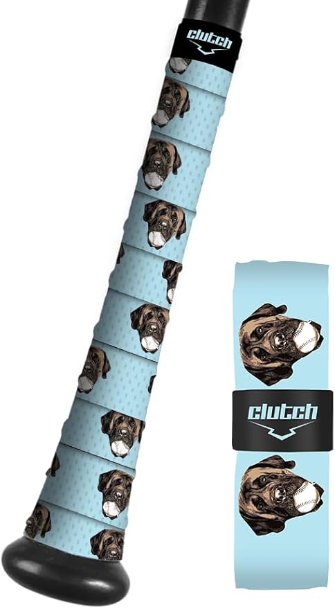Clutch Sports Apparel All-Weather Bat Grip Tape, 1.1mm Cushioned & Non-Slip for Baseball & Softball, Durable & Multi-Sport Performance for Youth & Adult Players
