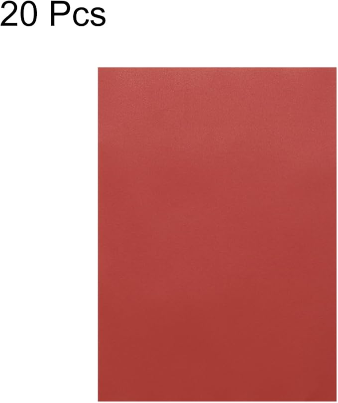 MECCANIXITY Colored Vellum Paper, 20 Sheet Red Transparency 11.7 x 8.2 - Image 3