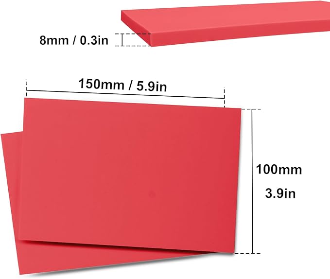 25 Pcs 4"x6" Rubber Carving Blocks, Linoleum Blocks, Stamp Carving Blocks - Image 2