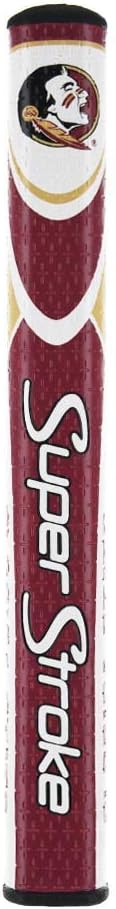 SuperStroke NCAA Golf Putter Grip, Ohio State University (Mid Slim 2.0) | Cross-Traction Surface Texture and Oversized Profile | Even Grip Pressure for a More Consistent Stroke | Non-Slip Grip