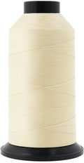 Mandala Crafts Size 46 210D T45 Bonded Nylon Thread Ivory Heavy Duty Sewing by MandalaCrafts