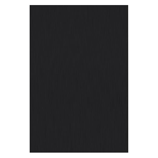 Anodized Aluminum Sheet Metal 8 x 12 x 1/32 Inch Black Plates by CKVIHAV