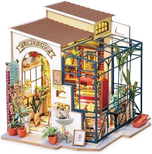 Rolife DIY Miniature Garden House Kit -Emily's Flower Shop (Advanced Level)
