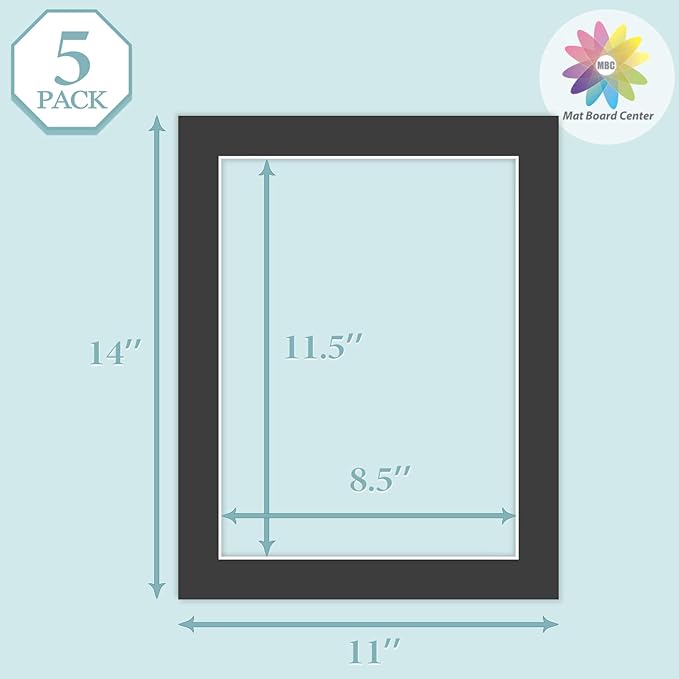 MBC Mat Board Center, 5 Pack 11X14 - Image 3