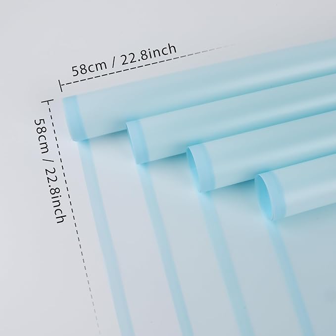 FUHITIM 20 Sheets Flower Wrapping Paper - Image 2