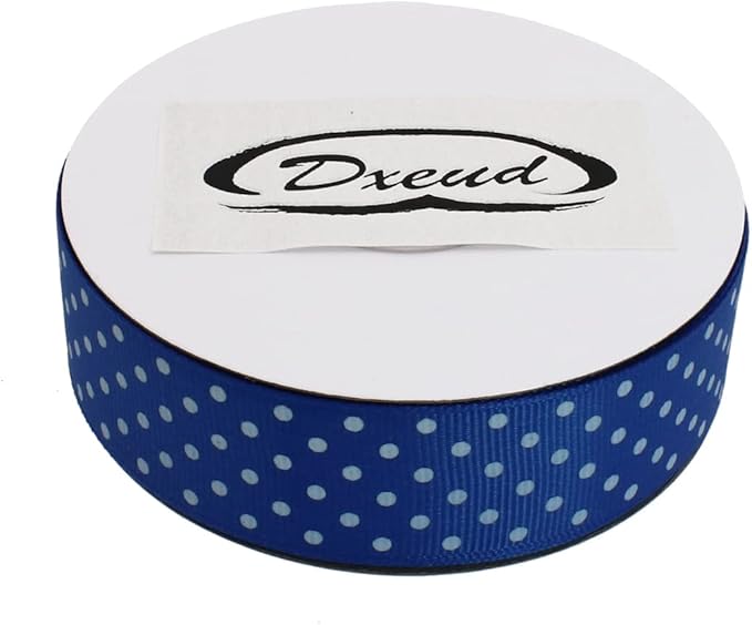 Polka Dot Grosgrain Ribbon 25 Yard Each Roll 100% Polyester - Image 3