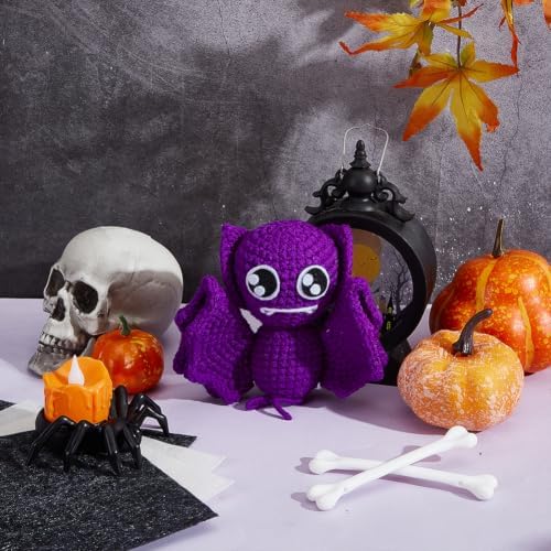 ORIGACH 3 Set Halloween Bat Crochet Kit for Beginners