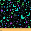jejeloiu Moon Sun Fabric by The Yard Soft 5 Yards