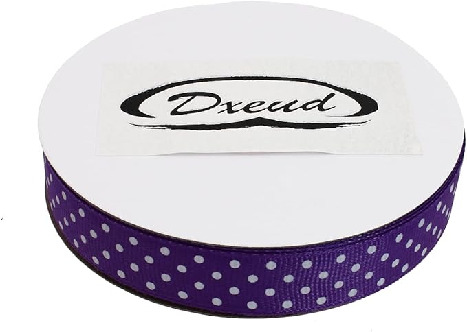 Polka Dot Grosgrain Ribbon 25 Yard Each Roll 100% Polyester - Image 3
