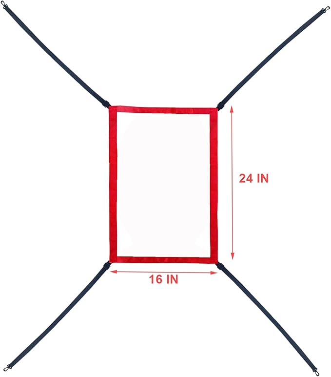Strike Zone Target for Baseball Softball net, Throwing Pitching Hitting Batting Catching Practice Target, Pitcher Accuracy Training Aids