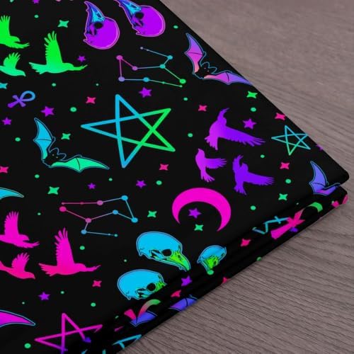 jejeloiu Halloween Fabric by The Yard Soft 1 Yards