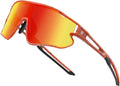 DUCO Kids Sunglasses Youth Baseball Sun Glasses Lightweight TR90 Frame UV400 Sports Cycling Shades for Boys Girls DK268