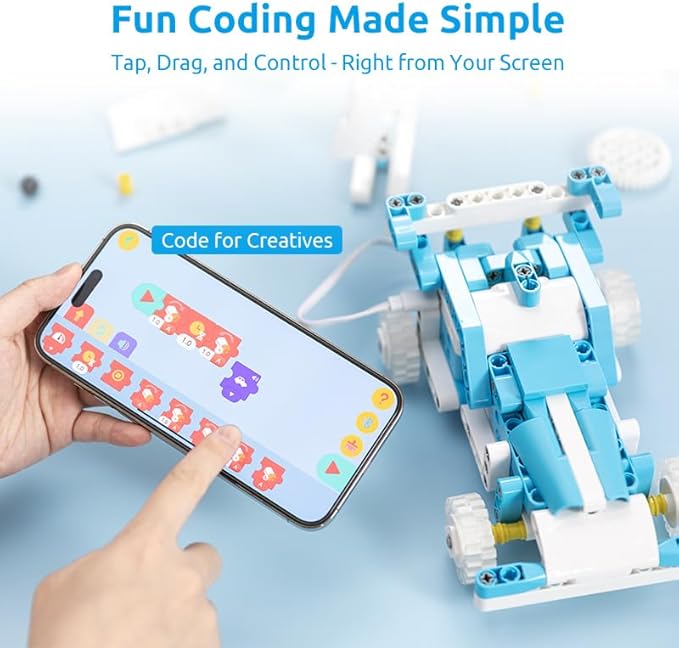 WhalesBot D1 21-in-1 STEM Coding Robot Kit - Image 3