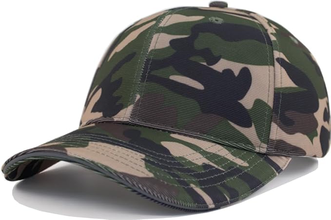 TSSGBL Men's Plain Baseball Hat - OSFM & XXL Big Head Fit，Adjustable Structured Ball Cap with Reflective Sandwich Brim