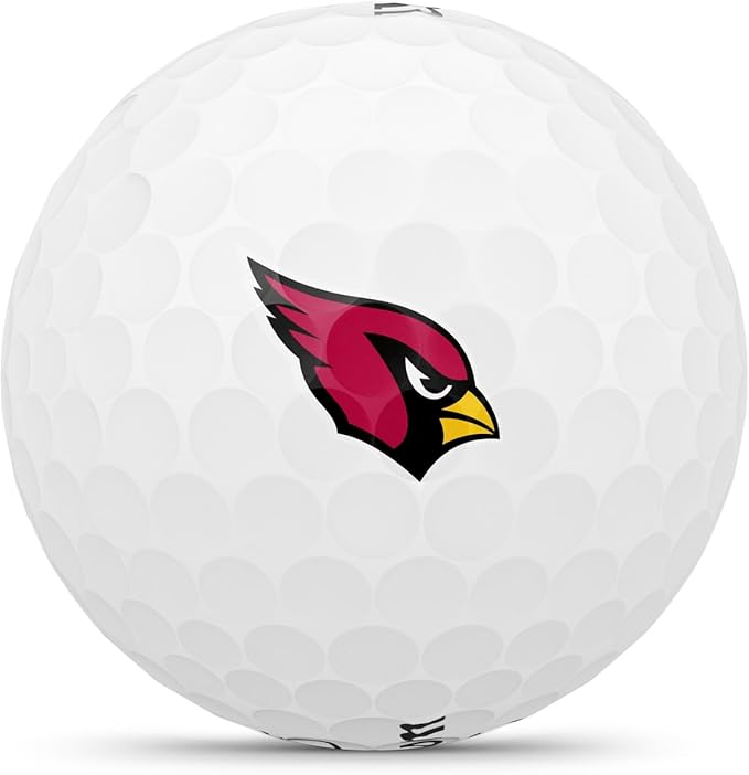 WILSON 2025 Duo Soft NFL Golf Ball - 12 Balls, White, Atlanta Falcons