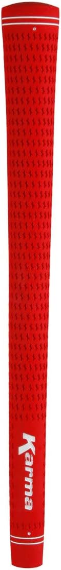Karma Velour Golf Grips for Men, Women, Juniors | Undersize, Standard, Midsize, Oversize, & Jumbo | 6 Colors | Choose Single, 9, 13 Pack or Golf Club Grip Kit