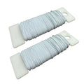 76Yards 26Gauge White Metal Floral Wire Flexible Paddle Florist Garden Wire by Unknown