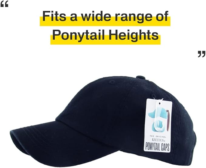 Classic Plain Ponytail Messy High Bun Headwear Adjustable Cotton Trucker Mesh Glitter Hat Baseball Cap