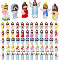 Little Jesus Figures to Symbolize Jesus Loves You, 60 Pcs Mini Jesus Figurines in Bulk for Hide and Seek Religious Party Favors Sunday School Baptism Gifts