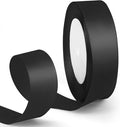 1 Inch 25 Yards Satin Ribbon Black, Solid Color Fabric Ribbon by HimBen