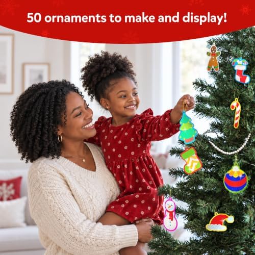 Skillmatics Foil Fun Christmas Ornaments, Foil Art, Gifts for Boys & Girls