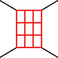 1pcs/2pcs Strike Zone Target Net,13.5x21.5in Pitching Strike Zone Net,Portable Strike Zone Plate for Baseball Pitching Accuracy Improve