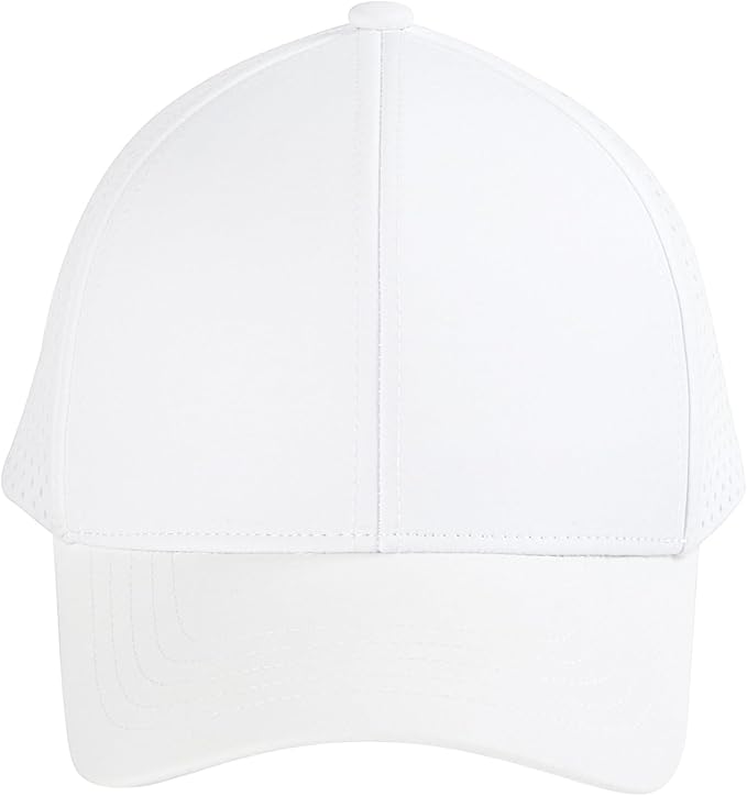 VOBOOM Men Quick Dry Baseball Cap Laser Cut Mesh Ball Curved Brim Snapback Hat