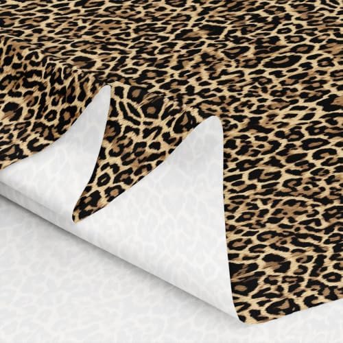 Erosebridal Leopard Print Upholstery Fabric, 3 Yards