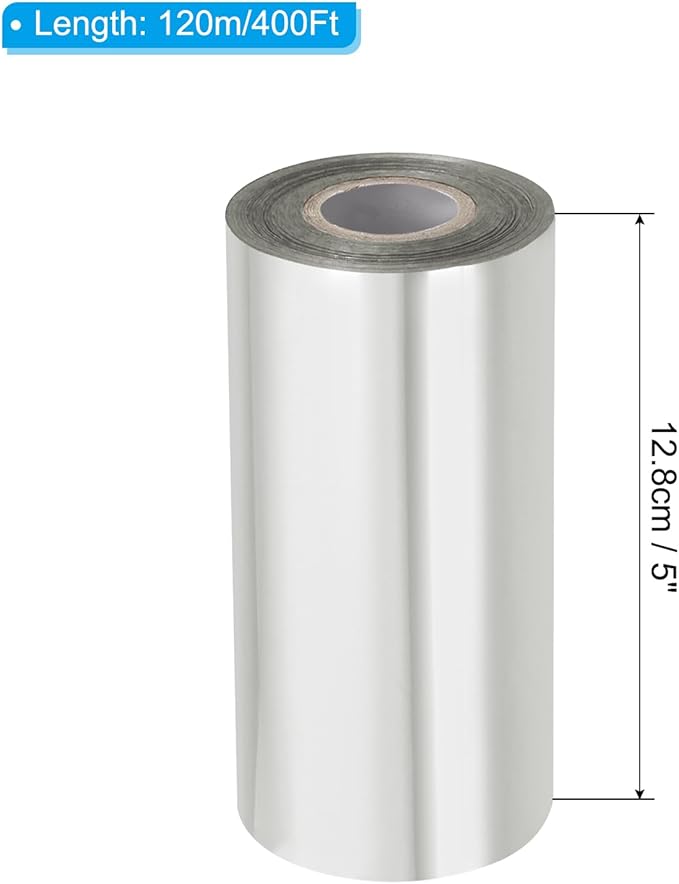 PATIKIL 5"x400Ft Hot Stamping Foil Paper, Heat Transfer Hot Stamping Paper Foil - Image 2